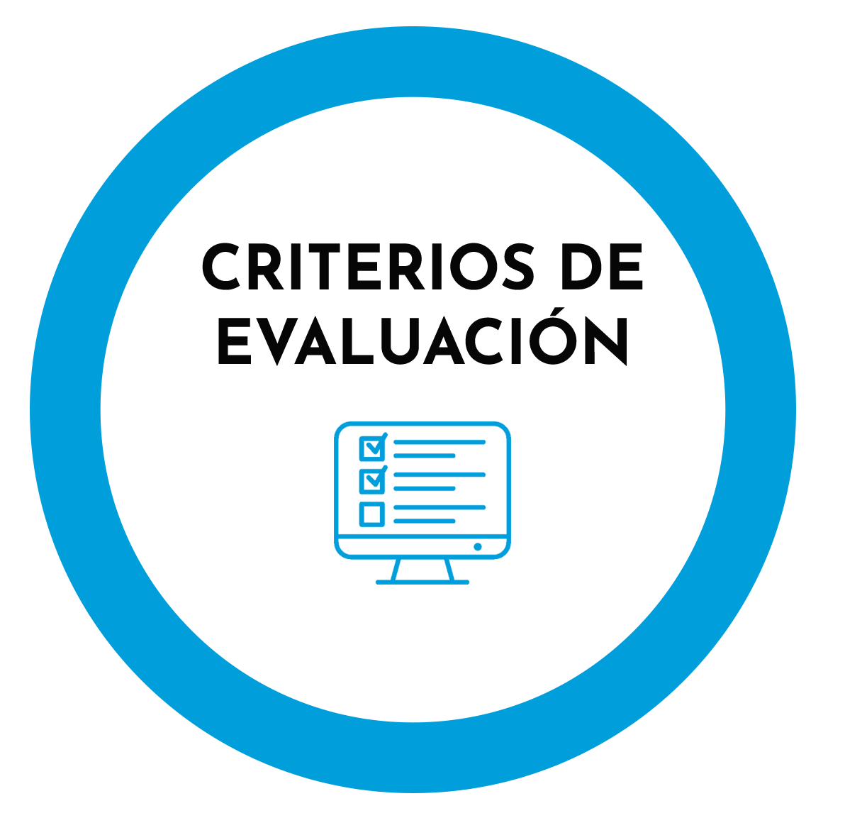 LOGO DE CRITERIOS DE EVALUACIÓN PARA SECCIÓN COLEGIOS